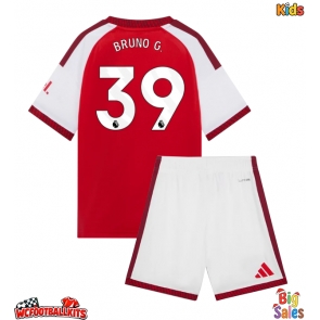 Arsenal Bruno Guimaraes #39 Replica Home Stadium Kit for Kids 2026-27 Short Sleeve (+ pants)